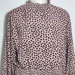 She + Sky Pink and Black Print Mini Dress Size Large Wedding Guest Dress Photo 3