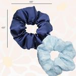Scünci x Kelsey Anderson Lace Scrunchie Set Blue Photo 3