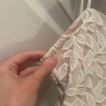 White Prom Dress With Slit Size XS Photo 2