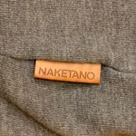 Naketano  dress Size Small Gray long sleeve super soft t-shirt style dress midi Photo 3