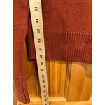 Ulla Johnson  Riley Rust Orange Merino Wool Asymmetric Sweater Womens 
Size P
Goo Photo 6