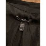 Eileen Fisher  Silk Georgette Crepe Kimono Long light cardigan Jacket in Black L Photo 9