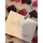 Heart Print Womens Polyester Scarf In Pink & Black With Lightweight Design Photo 6