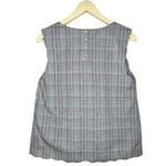Modcloth  Plaid Sleeveless Top Medium Photo 3