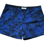 Old Navy  Women's Navy Floral Pattern Chino Shorts Sz 12 Photo 0