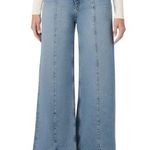 Hudson Jeans James Caribbean Breeze Women’s High Rise Wide Leg Blue Jeans Flare Photo 0