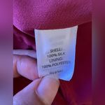 J. Jill Maroon 100% Silk Tank Top Dress with‎ Pockets Scoop Neck Size L Red Size L Photo 6