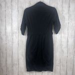 Lafayette 148 New York‎ Dress Size 0 Button Up Short Sleeve Casual Utility Work Black Photo 7