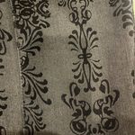 Bisou Bisou Michele Bohbot Black Flocked Skinny Jeans Size 4 Photo 7