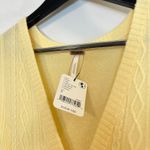 Free People Beatrice Cashmere Vest in Pastel Yellow Size Small NWT Photo 3