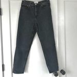 Mango MNG washed black high waisted Mom jeans USA 8 women's Photo 2