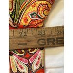 Peter Nygard  womens Button Up Colorful‎ Paisley Boho Blouse Size 16 Photo 6