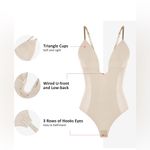 FeelinGirl Thong Shapewear Bodysuit size S NWT Tan Photo 7
