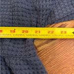 SO ® Blue Babydoll Flowy Henley Top Photo 4