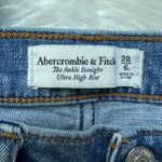 Abercrombie & Fitch  Ultra High Rise Ankle Jeans Womens 6 Medium Wash Distressed Photo 5
