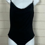 Princess Polly  Mia black bodysuit with chain straps size 6 Photo 0