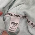 PINK - Victoria's Secret Victoria's Secret PINK Light Blue Zip Up Hoodie Size Large Photo 8