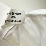 J.Crew Madewell Puff Sleeve Tee Shirt Cotton Top Relaxed Minimalist Eyelet White M NWT Photo 7