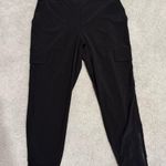 Athleta  Brooklyn Heights High Rise Cargo Jogger size 12 black Photo 3