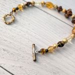 Vintage Bracelet Amber Tone Shades Photo 4