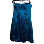 Phoebe Couture 300-007 Dress Womens Size 6 Strapless Blue Party Cocktail Small S Photo 1