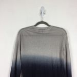 Theory Navy Linen Sweater Small Ombre Crew Neck Sag Harbor Lightweight Knit Photo 12