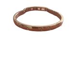 Elegant silver‎ Chain Link Bangle Bracelet with Crystal Accents Photo 1