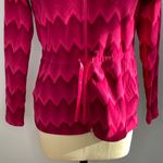 The North Face Women's Harper Full Zip Fleece- Chevron- Berry- Size Medium Photo 1