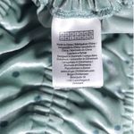 NWT Rotate Birger Christensen Aria Ruched Polkadot Velvet Mini Dress in BlueSurf Green Size 6 Photo 12