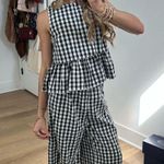 Amazon  Gingham Two-Piece Set Photo 0