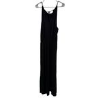 SO Kohl's‎  Black Sleeveless Stretchy Knit Side Slit Maxi Dress Sz XL NEW Photo 4