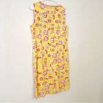 Sag Harbor Vintage Sag Harbour Petites Yellow Cottagecore Floral Plaid Summer Dress Photo 4
