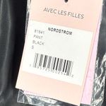 Avec Les Filles  Black Faux Leather Paperbag Waist Pants‎ Women's Size S Photo 7