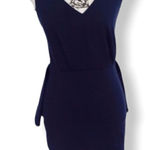 BCBGeneration  SZ 4 Navy dress with lace back Photo 0