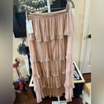 A loves A  Metallic Chiffon Bodre skirt Photo 2