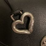 Brighton Vintage Black Leather Crossbody Celtic Bag Photo 2