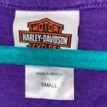 Harley Davidson Harley-Davidson Purple V Neck Graphic Tee Photo 4