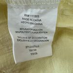 Anthropologie  Fig + Flower butter yellow lace sleeve blouse  Photo 7