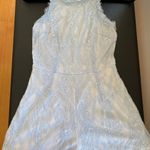 L'ATISTE Blue Lace Romper Photo 0