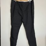 Who What Wear Black and White Pinstripe Pants Photo 4