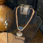 Nine West 3-piece lot - necklace, Paparazzi earrings, and bracelet (unbranded) Photo 1