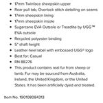 UGG  CLASSIC MINI BOOT Sz 5 Black Photo 11