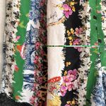 Zadig & Voltaire  Saturne mixed print silk shorts with a lace trim Size 38 Photo 9