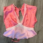 Le lis pink blouse with white lace Photo 0