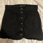 Blackheart Black Button Up Skirt Photo 0