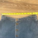 American Apparel button front denim skirt Photo 4