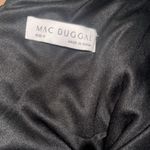 Mac Duggal NWOT  One Shoulder Cut Out Mirror Sequin  High Slit Black Gown Sz 0 Photo 4