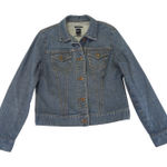 Gap  Denim Trucker Jacket Stretch Women's Size‎ Medium Photo 0