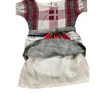 Launch by Susan Young abstract sailboat novelty 100% silk dress size XS Red Photo 9