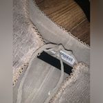 Giorgio Armani emporio armani cardigan Woman’s tie front sequin linen blouse cardigan $800 glam Photo 7